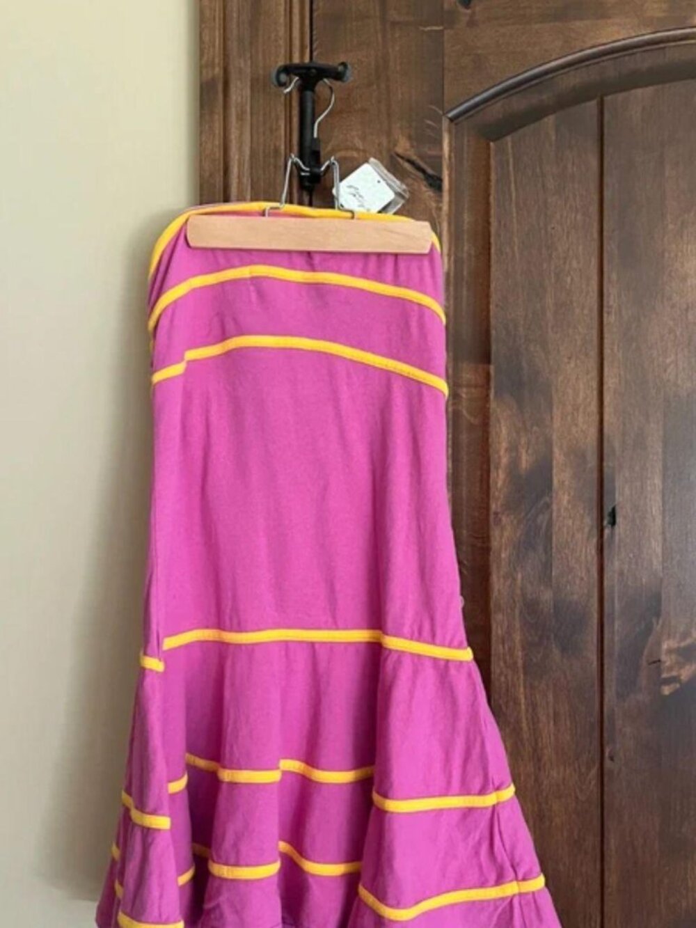 Free People Pink Strapless Midi Dress - never worn